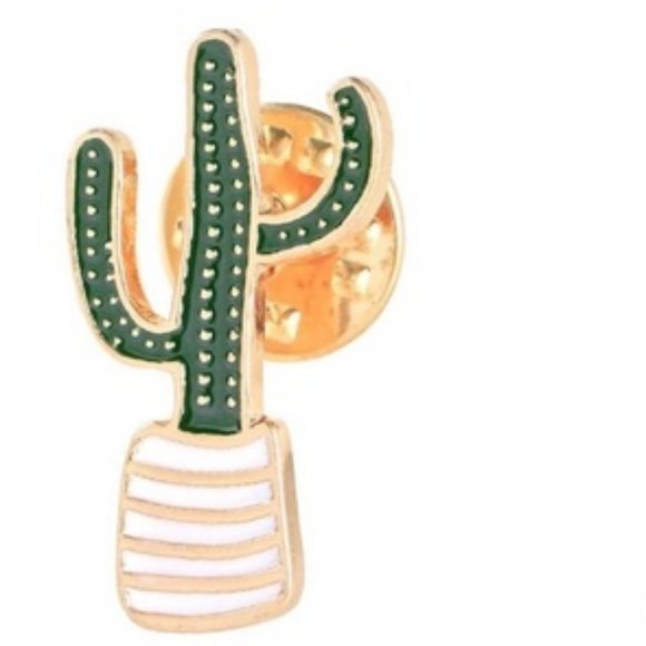 unbranded Other - Cactus Succulent Enamel Lapel Pin